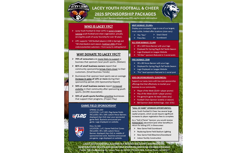 Want to become a sponsor?